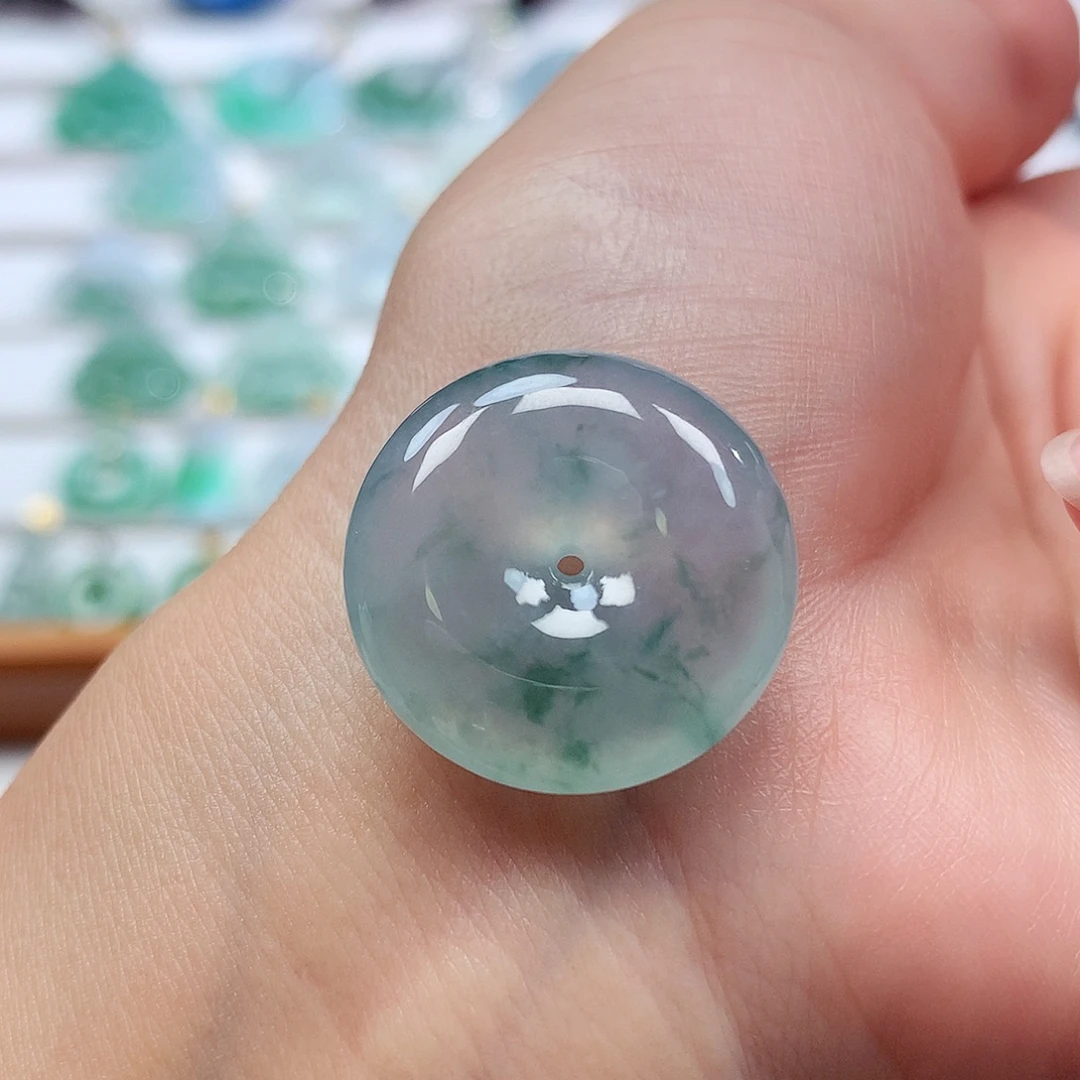 翡翠未镶嵌吊坠(不含链)23-6