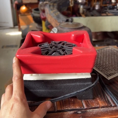 蜜安罐瓷香炉锡茶则