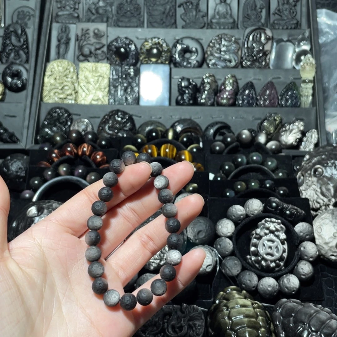 R***B黑曜岩未镶嵌珠宝奇石