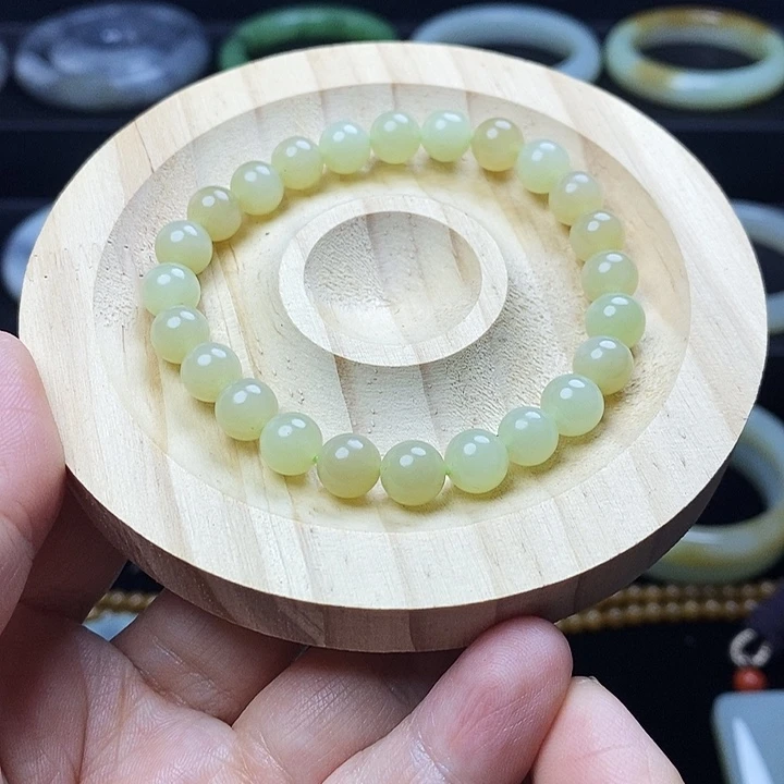 土***7和田玉未镶嵌手链