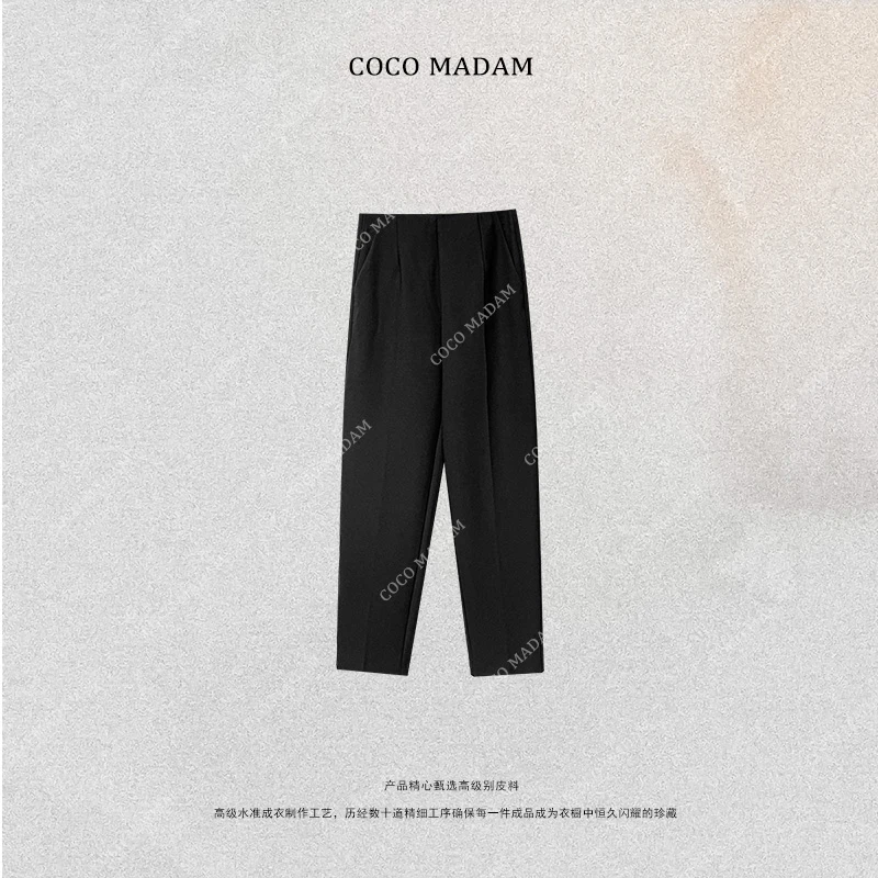 NIUNIU ·T-233 春秋款 休闲百搭通勤款小黑裤显瘦西裤