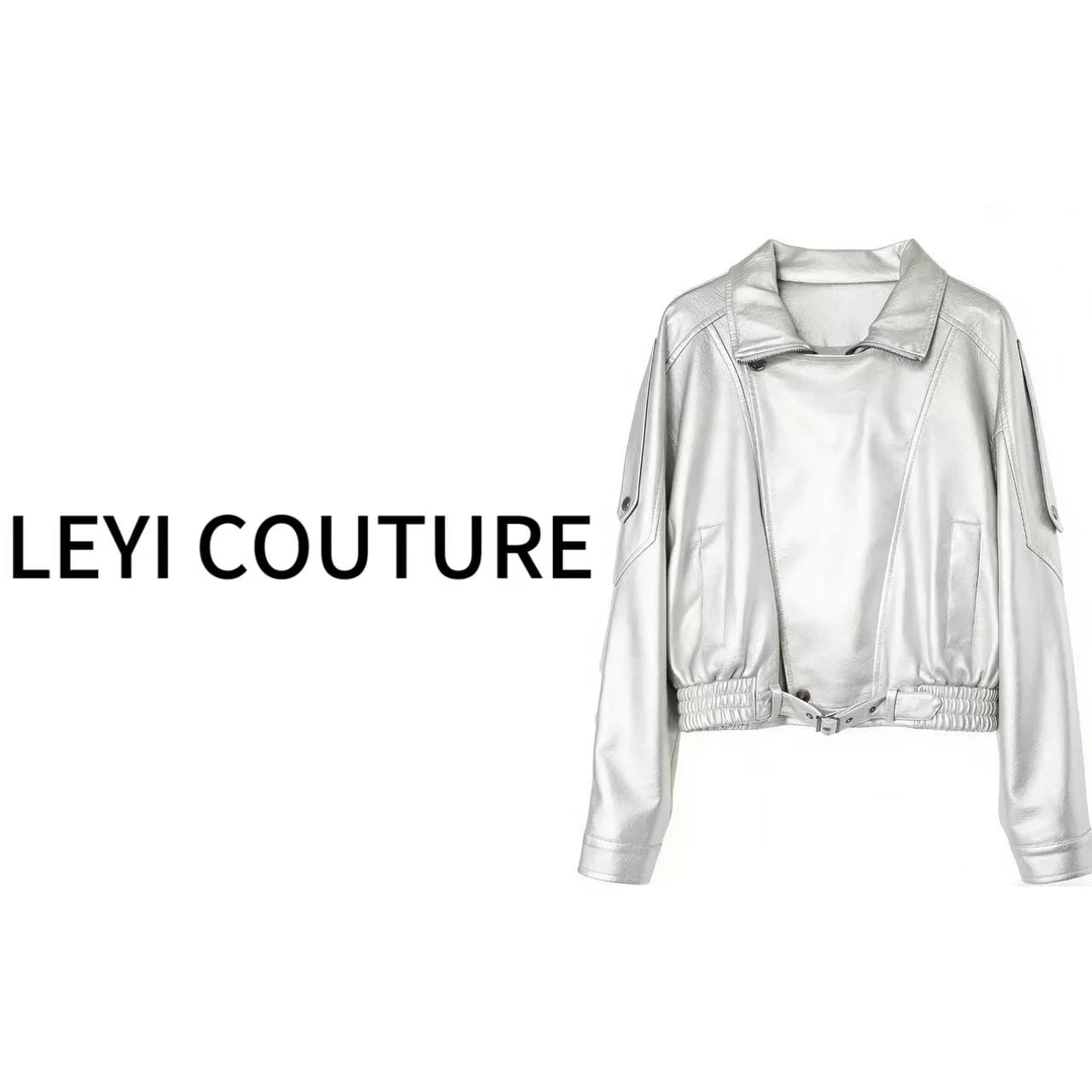 【 LEYI COUTURE】畑畑2025高端气质时尚“不夜城”时尚外套 25095