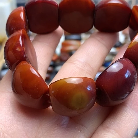 玛瑙/玉髓合金颈饰