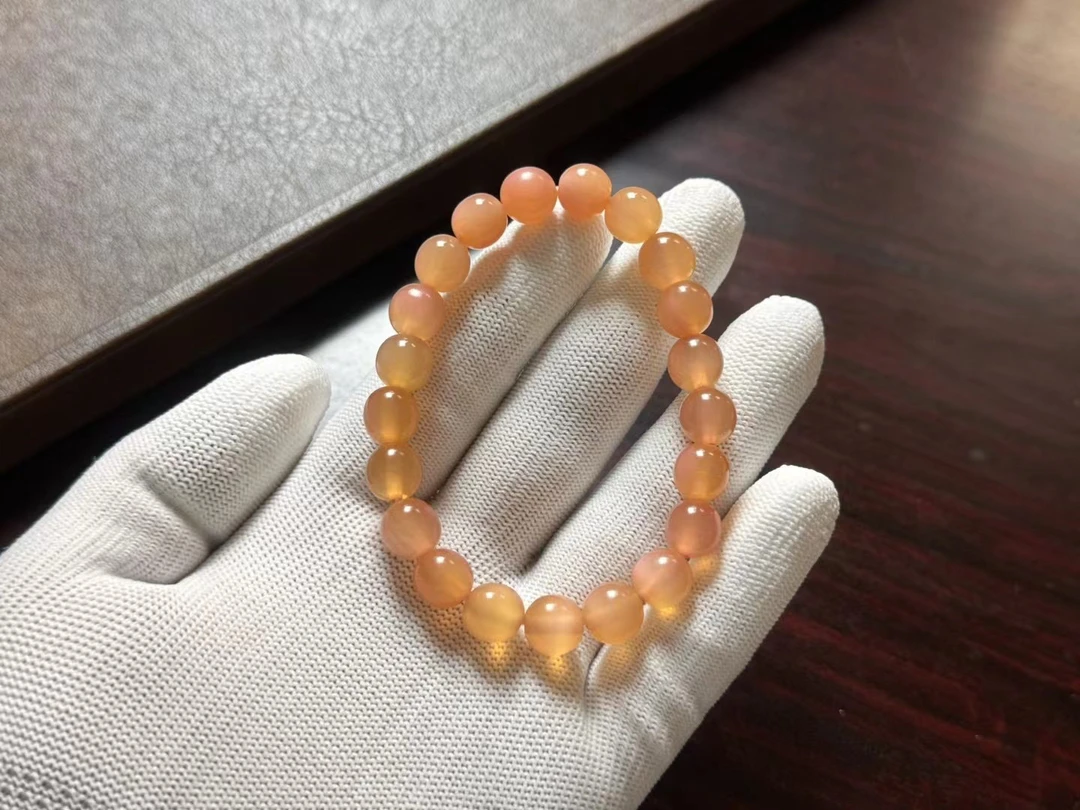 橘色糖心天然饰品