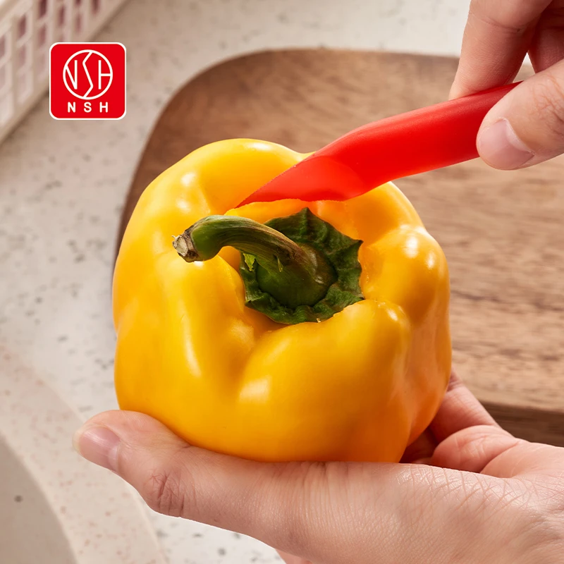 彩色灯笼椒去芯器多功能辣椒取芯器不伤手辣椒掏芯取籽工具挖芯勺