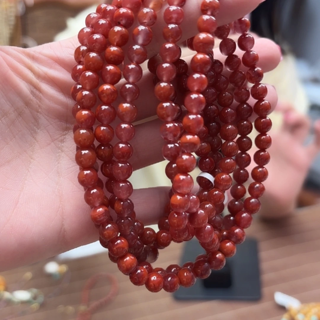 南红玛瑙未镶嵌颈饰项链多样性发其一