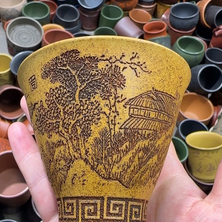 茶杯紫砂全手工紫砂