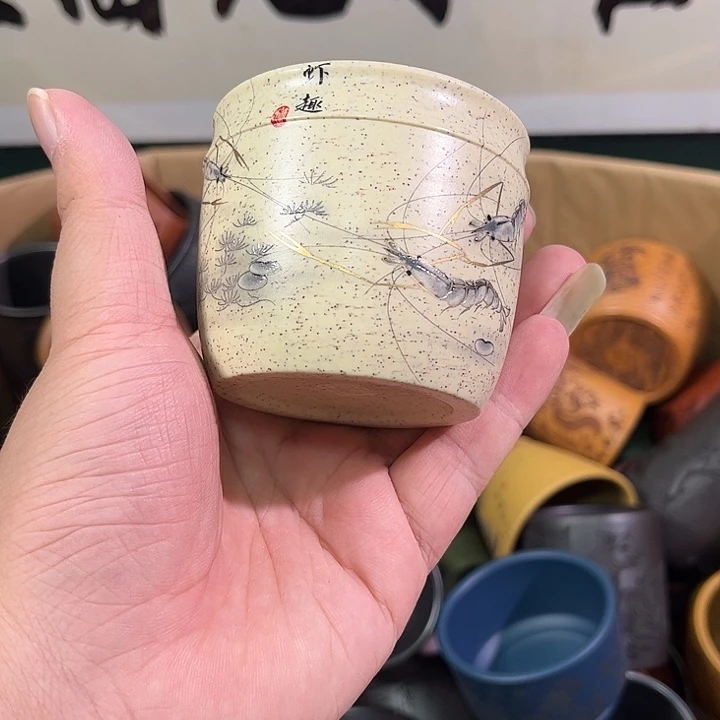 茶杯紫砂全手工紫砂主人杯