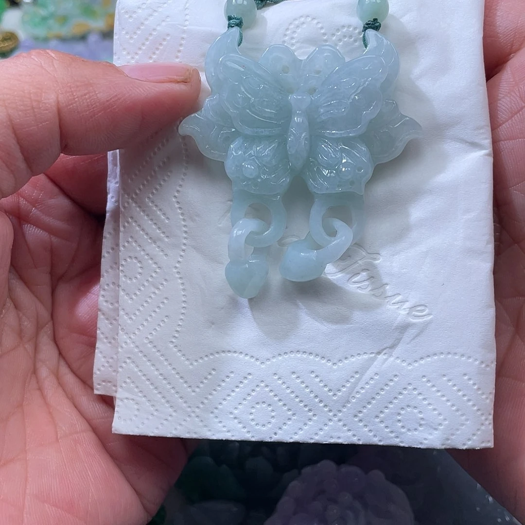 颈饰未镶嵌翡翠翡玉缘翡翠