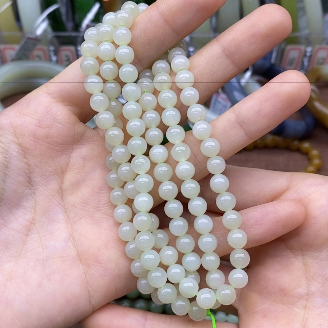 未镶嵌手串和田玉卡6