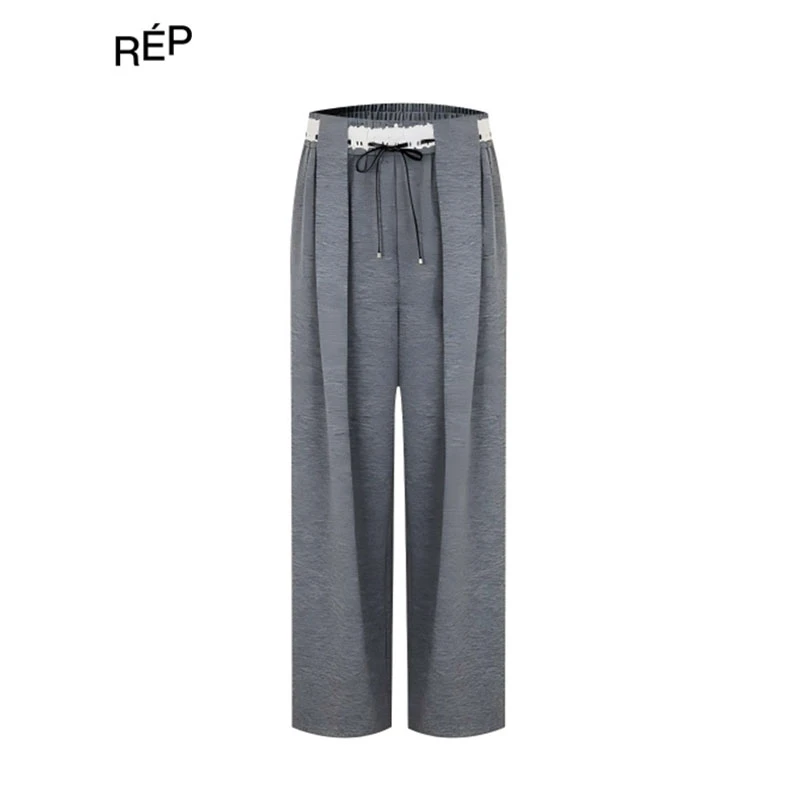 REP-Journal Record设计师品牌中灰休闲裤 25FW秋冬新款