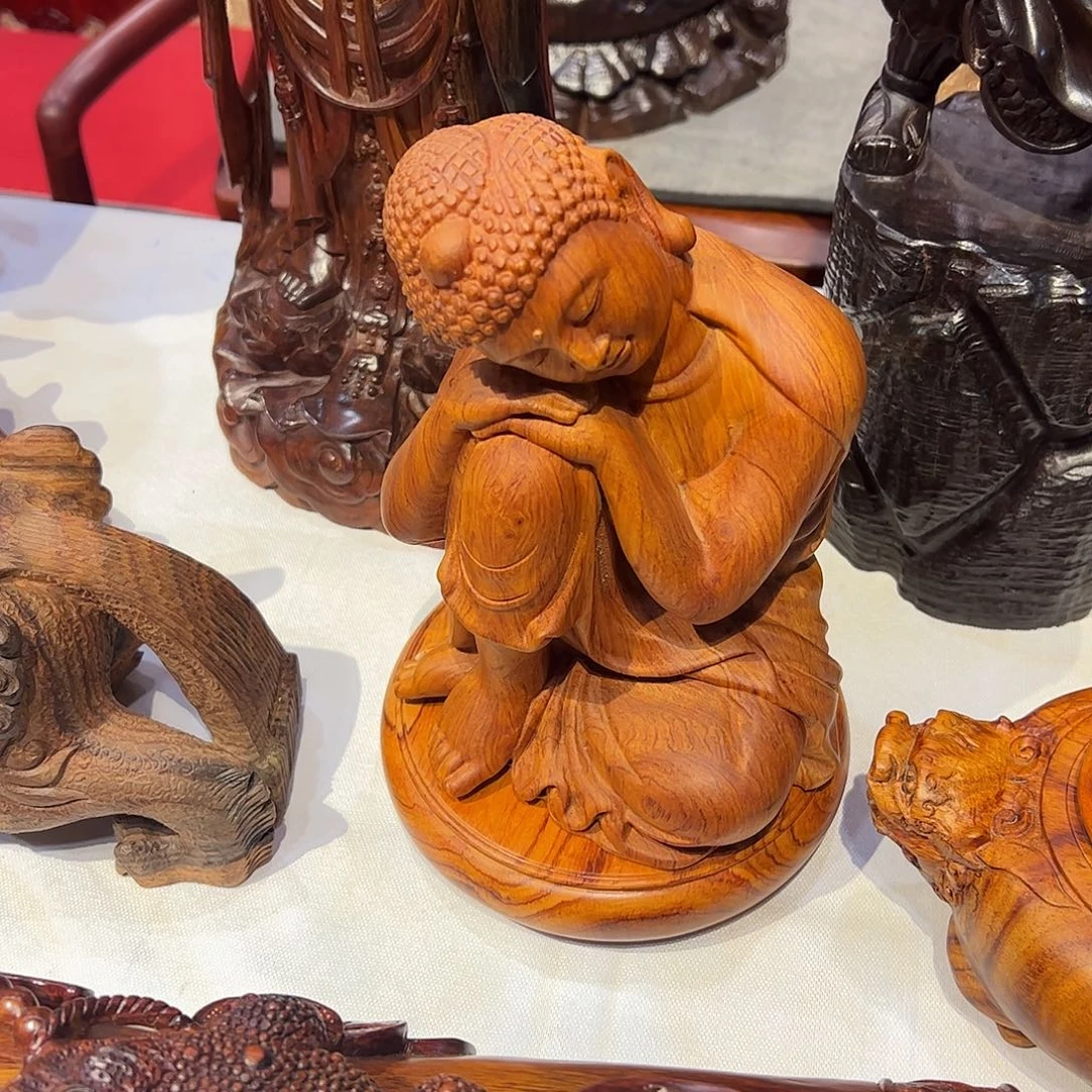 缅甸花梨手工雕刻