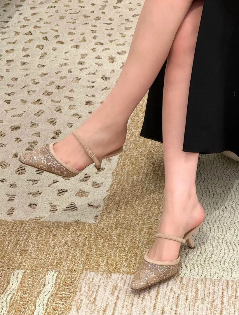 E 链接 AQIMGWAY/2025尖头细高跟时尚女鞋