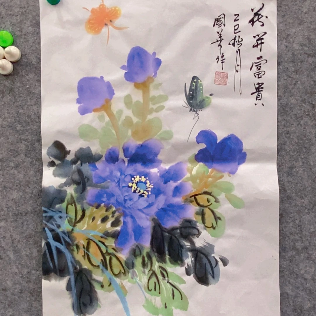 国画刘国华手绘作品111