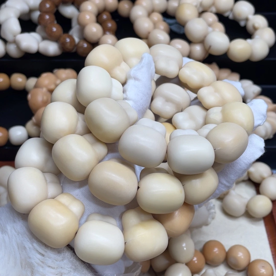 菩提根/象牙果吊坠27干磨大瑕疵牙果兔头一锅763