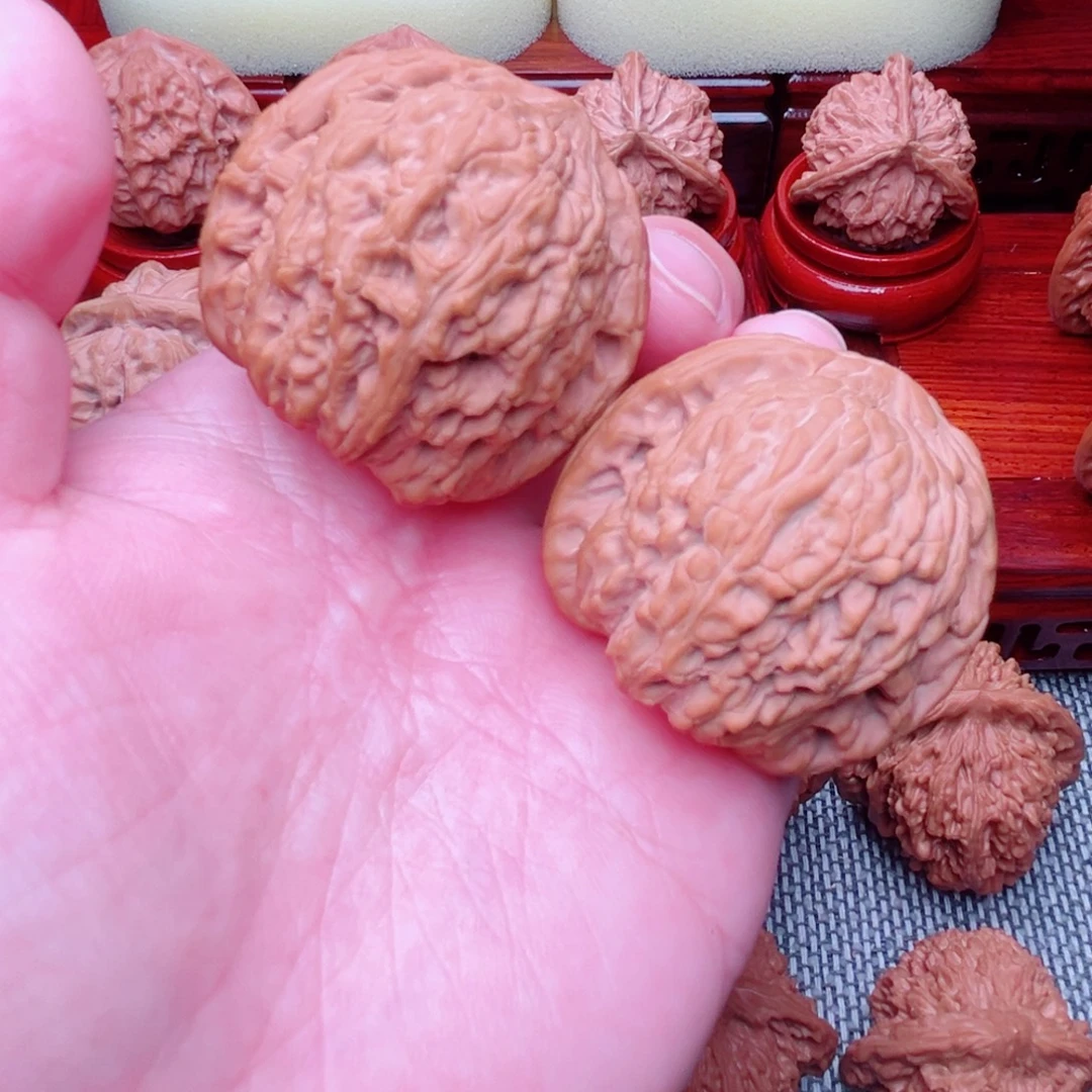 吊坠文玩核桃绣球43尺全品