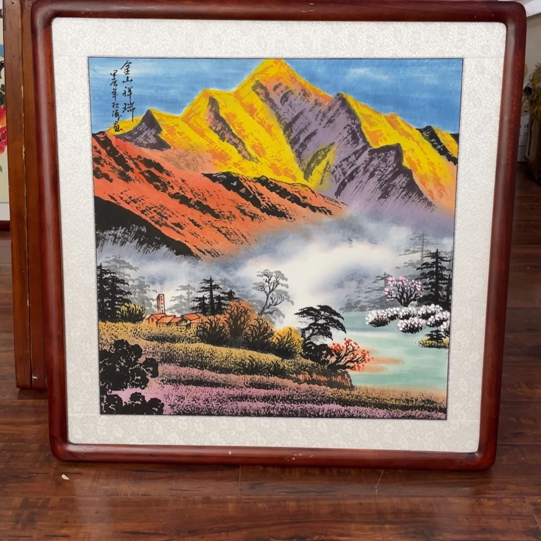 国画带框尺寸63*63厘米