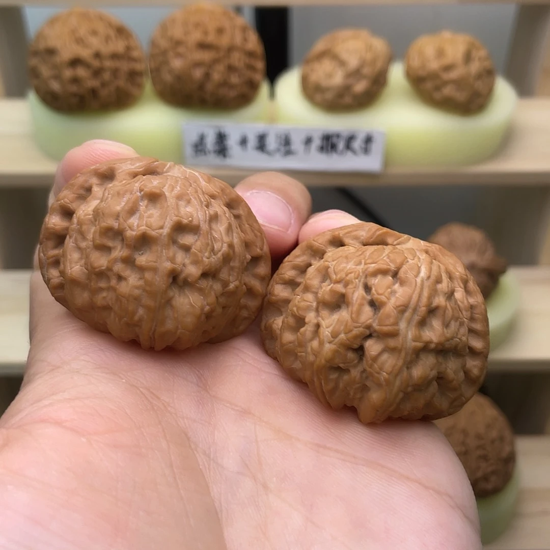 文玩核桃吊坠43全品白狮子