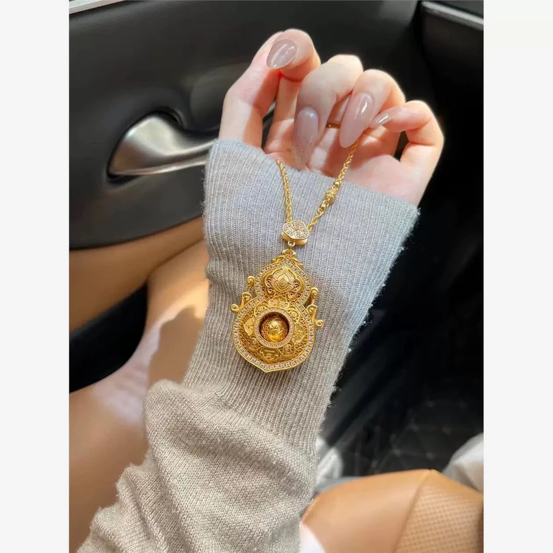 铜合金吊坠 人生四美葫芦吊坠