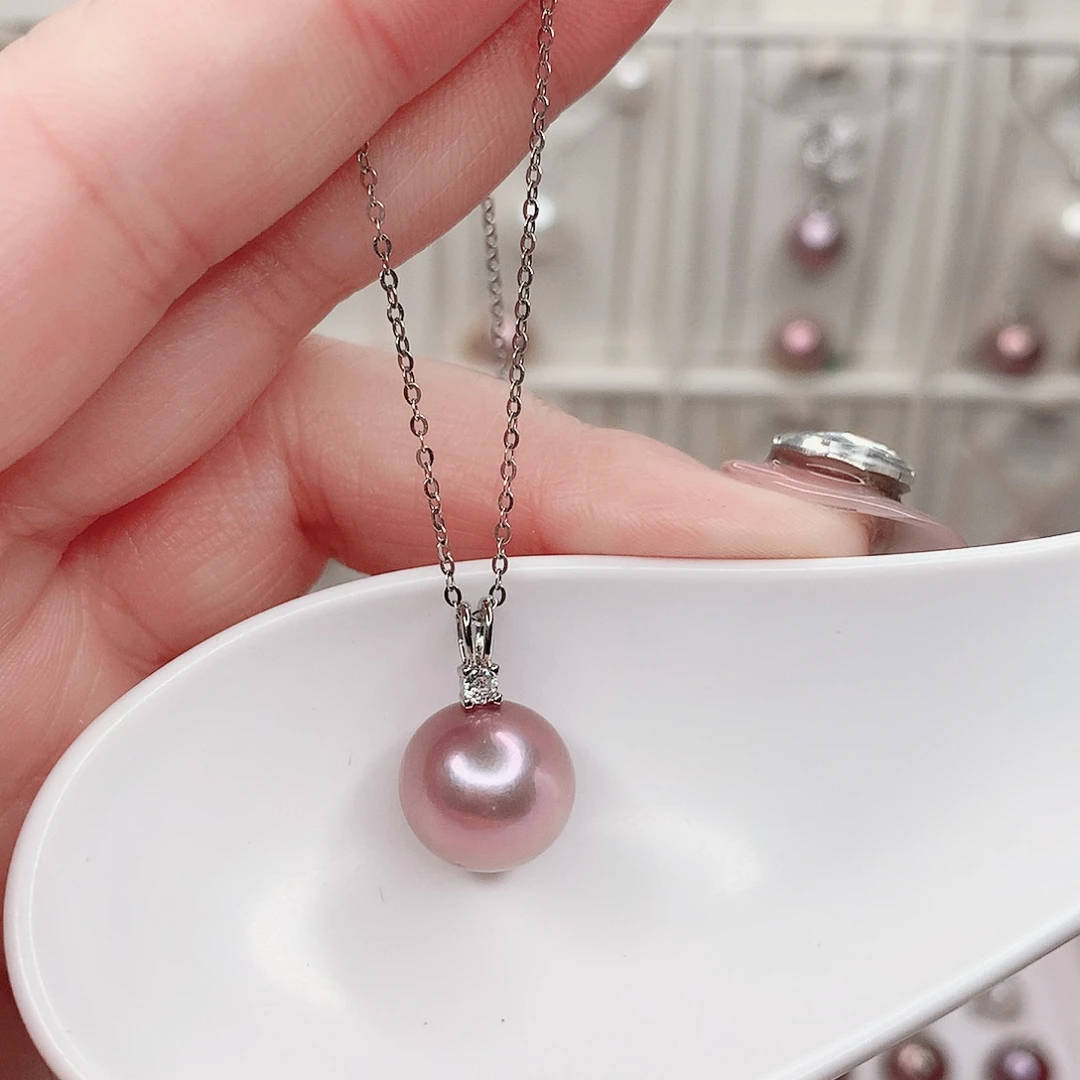 合金淡水珍珠吊坠(赠链)