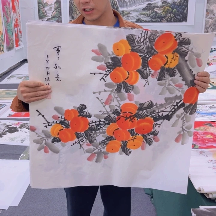 国画宣纸国画纯手绘作品