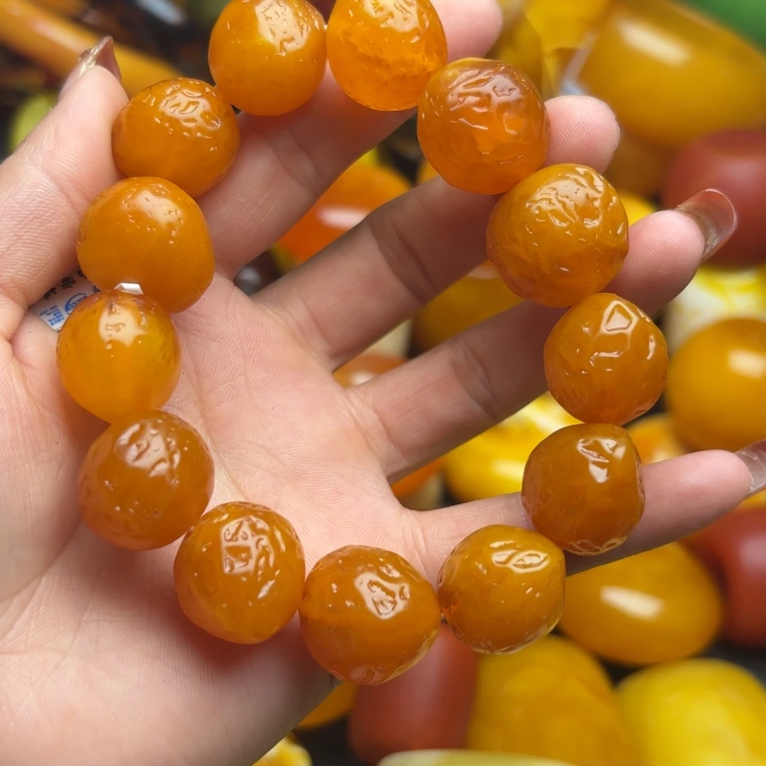 琥珀手链未镶嵌蜜蜡