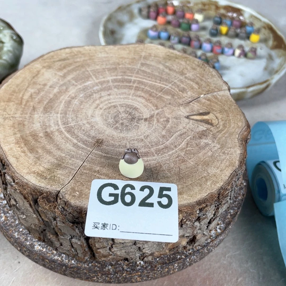 紫砂花盆无***瓜陶瓷摆件