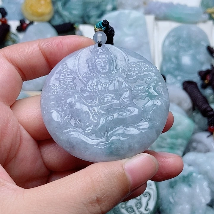 翡翠未镶嵌吊坠(不含链)翡翠