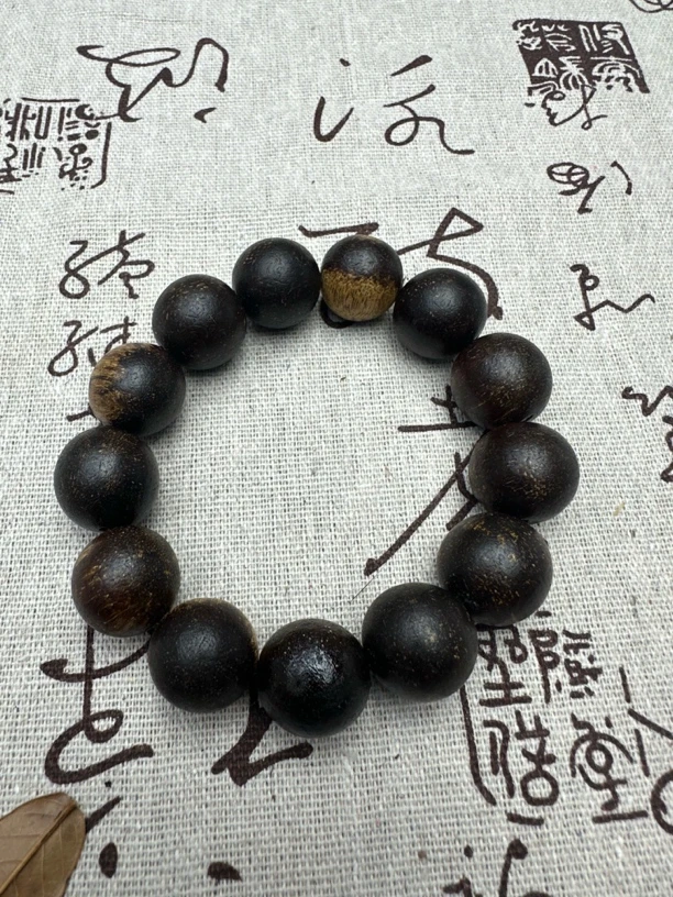 【金茂文玩】 A418越南沉木单圈手串手链