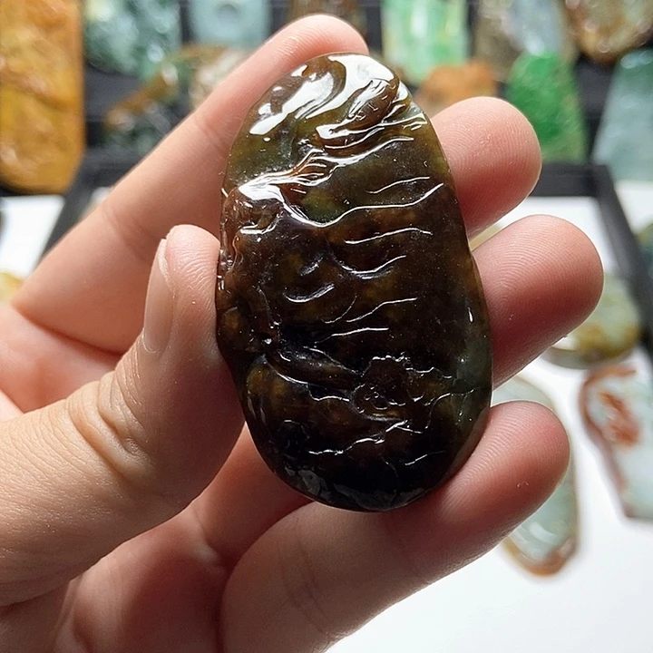 翡翠未镶嵌颈饰翡翠a货