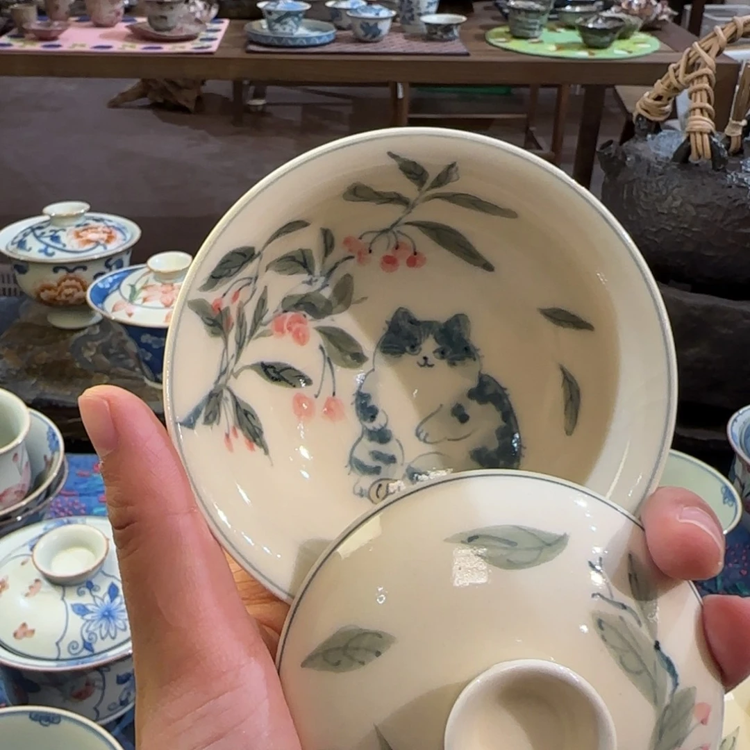 瓷片景德镇手作器皿同款发货