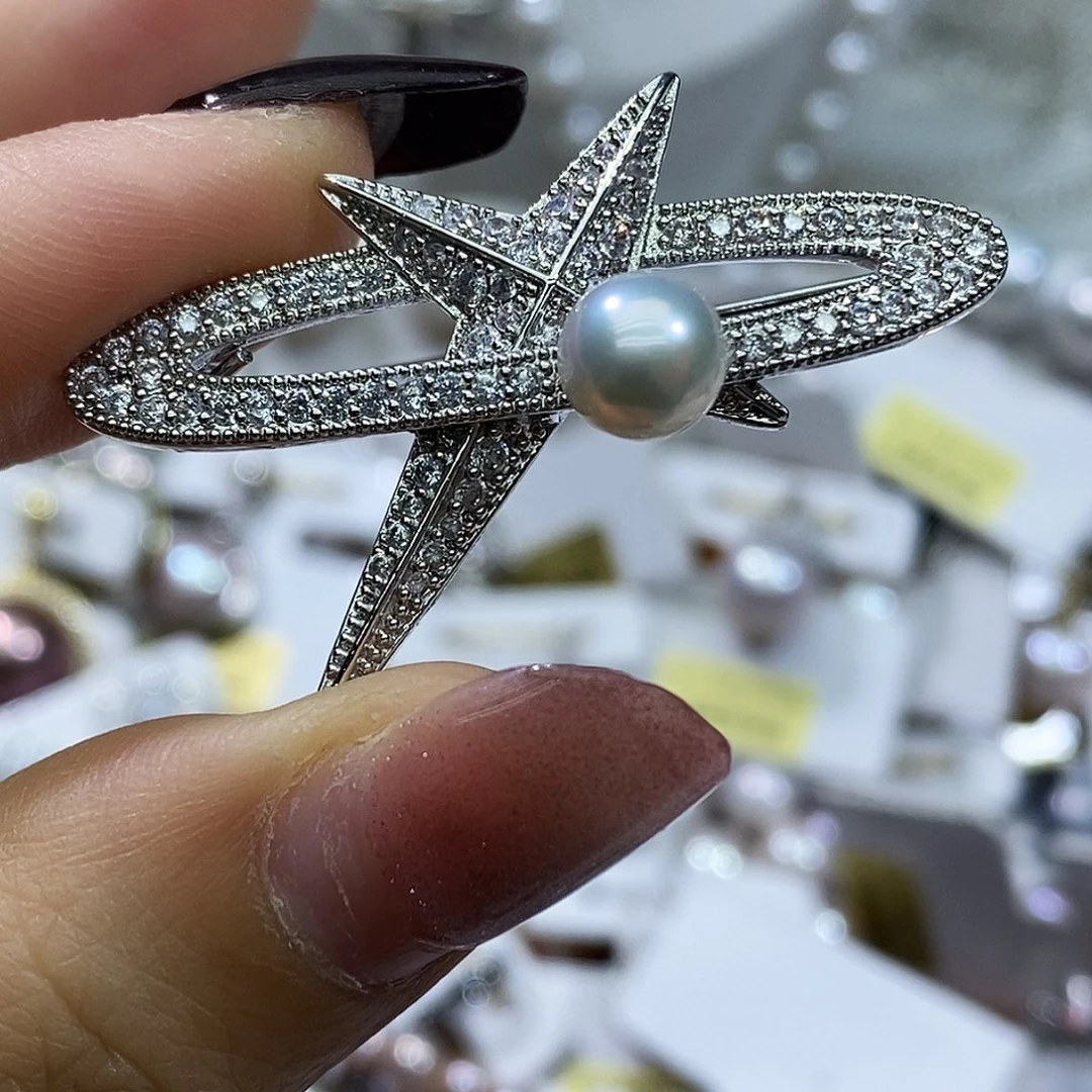 淡水珍珠耳钉未镶嵌