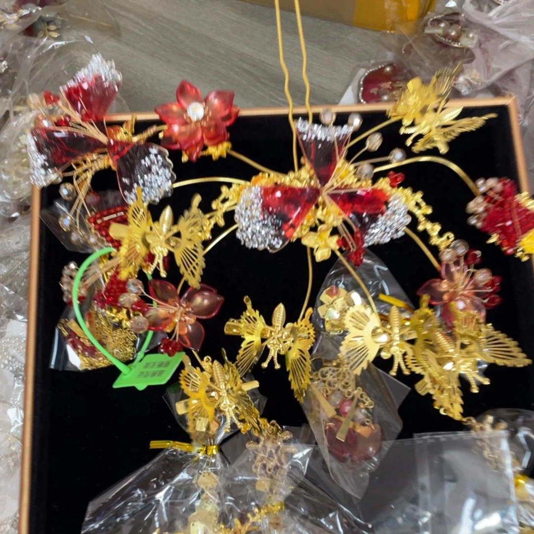 铁合金默认微瑕新娘头饰不退不换