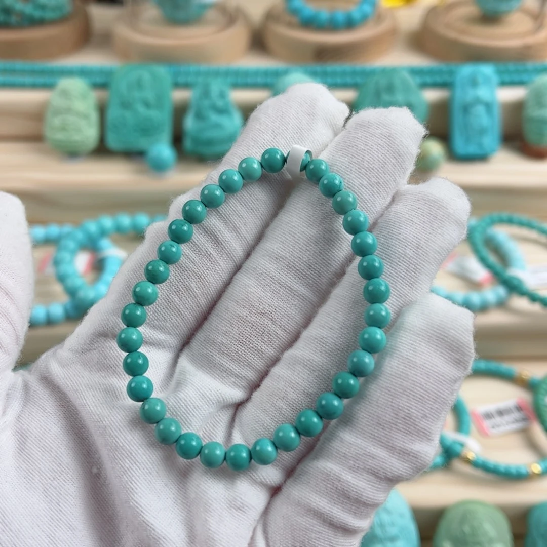 未镶嵌绿松石尺寸5mm