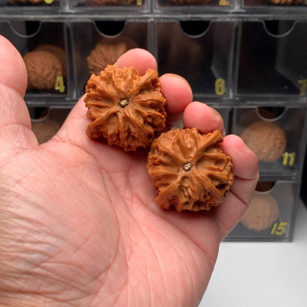 唔***哈吊坠桃核文玩核桃123456