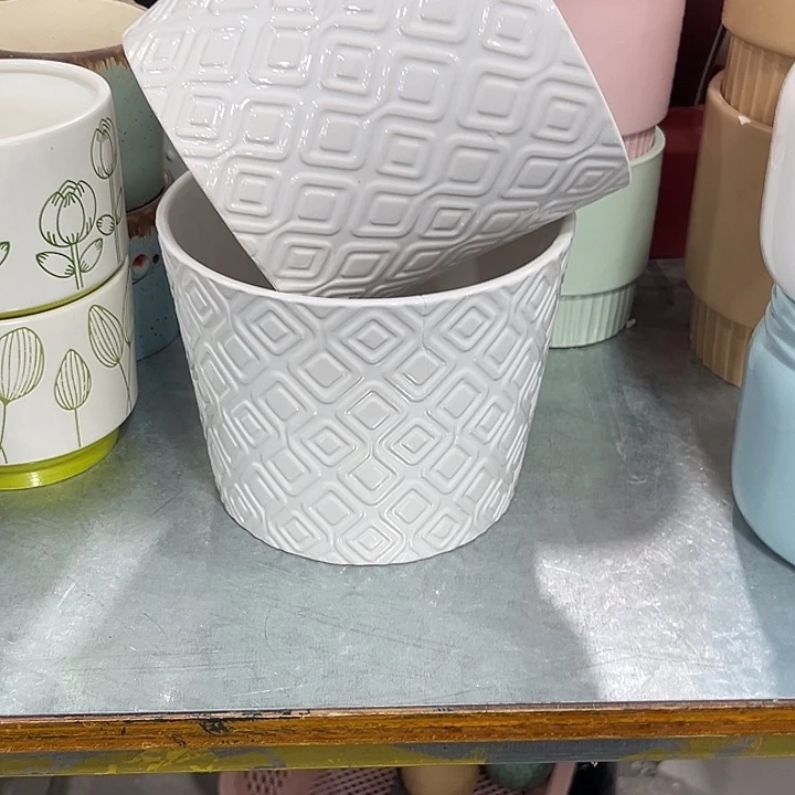 有孔！福利价陶瓷花盆全场10包邮