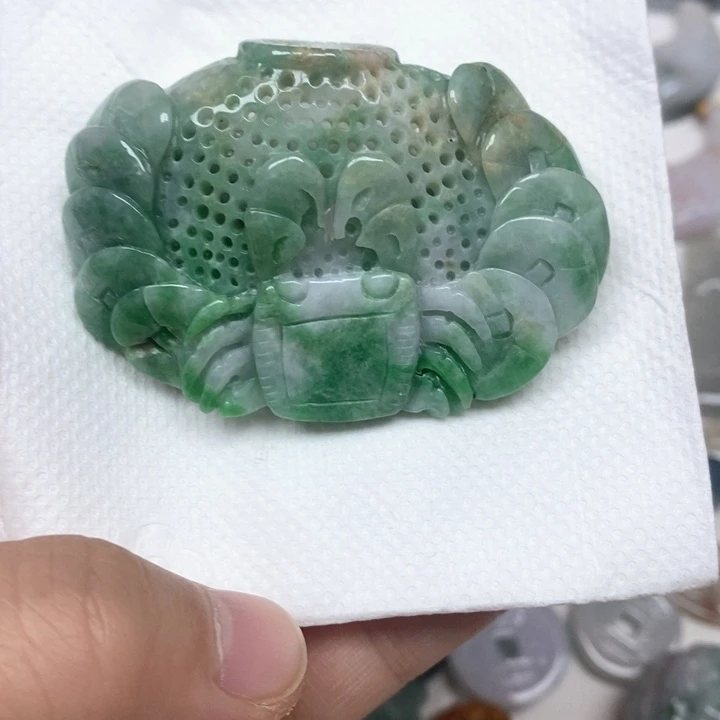 翡翠未镶嵌颈饰天然缅甸翡翠50号