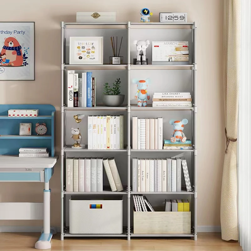 书架落地置物架儿童书柜子家用桌面简易客厅多层书本收纳储物爆款