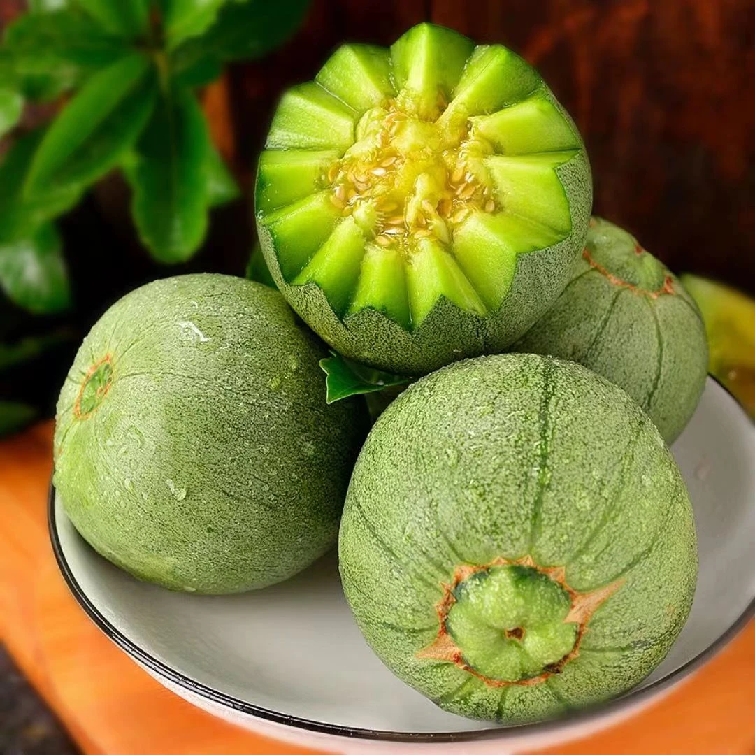 正宗当季新鲜现摘现发绿宝石甜瓜脆甜多汁可口应季水果