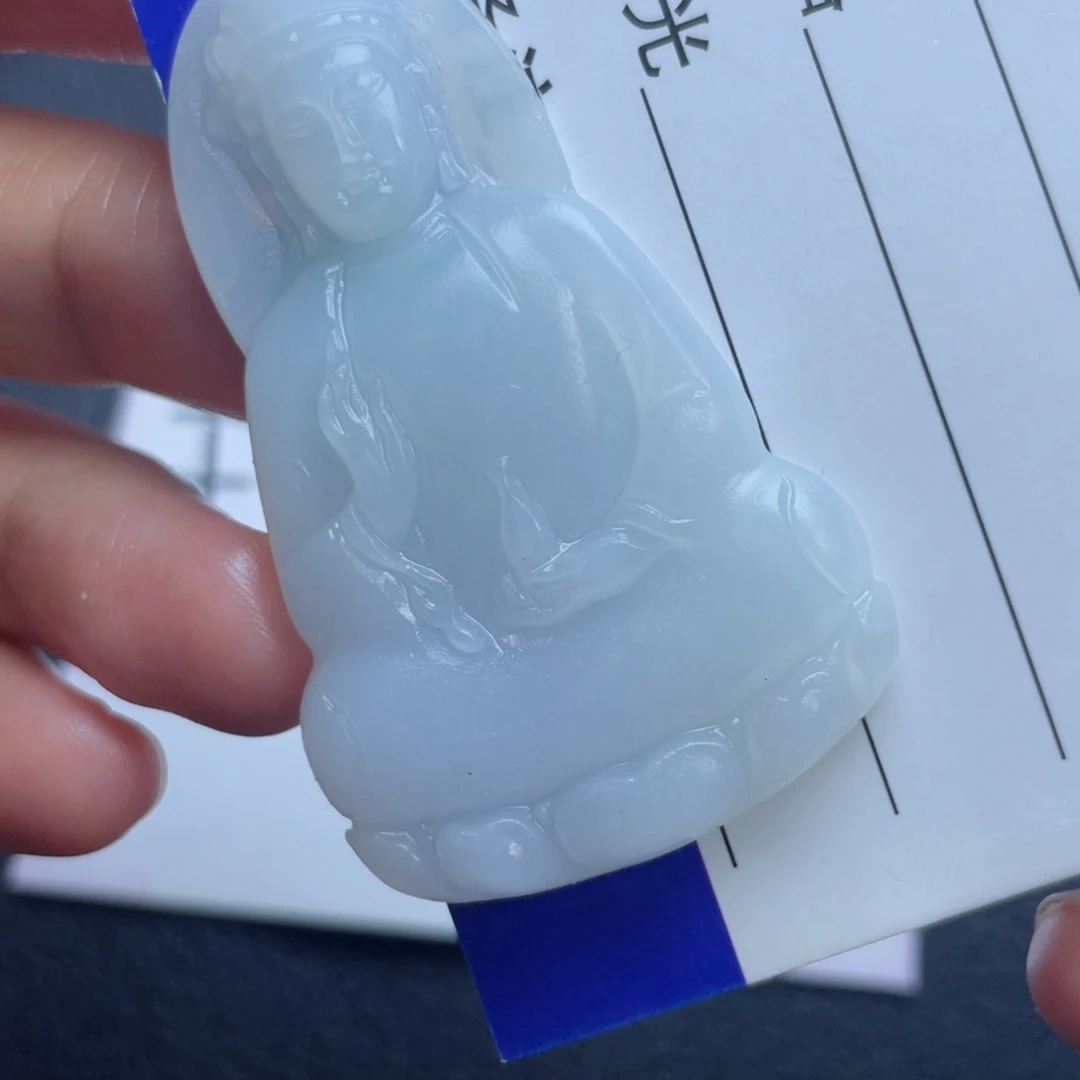 定制翡翠未镶嵌翡翠吊坠