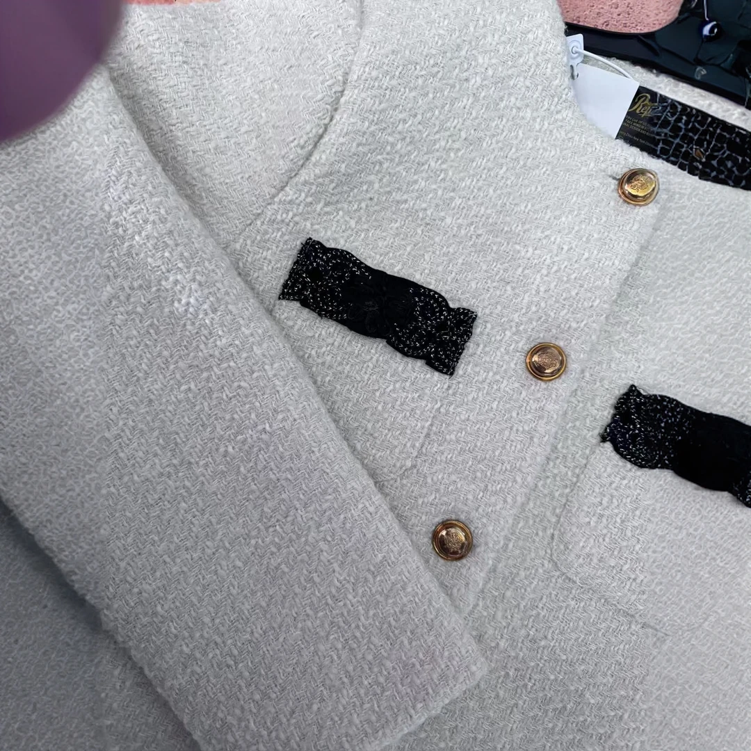 Q14明星同款法式名媛小香风高级感外套女春秋新款