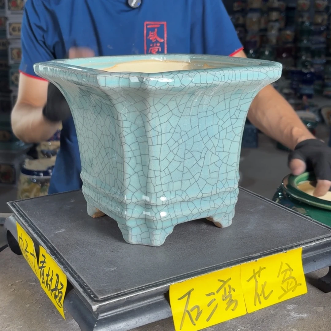 一风堂石湾花盆 内19*17