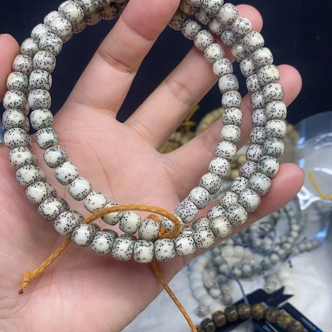 星月菩提手串87高货千元级别108 灰冰