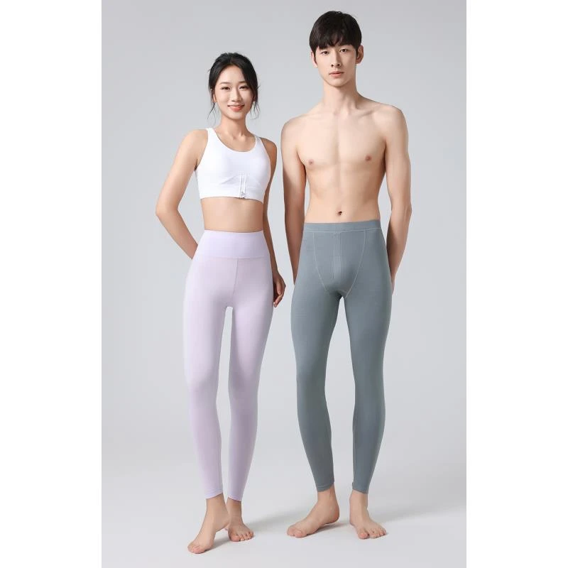 玲姐定制-轻便休闲内穿男女情侣款保暖秋裤130914