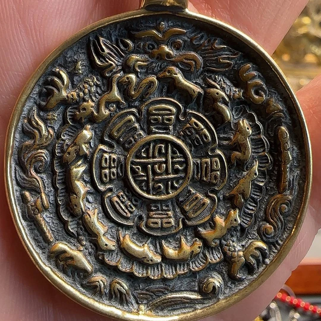 赔米拉粉 文创九宫八卦拍可以盘玩变色