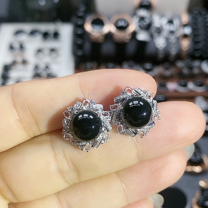 【闪购商品】翡翠18K金镶嵌耳饰缅甸翡翠