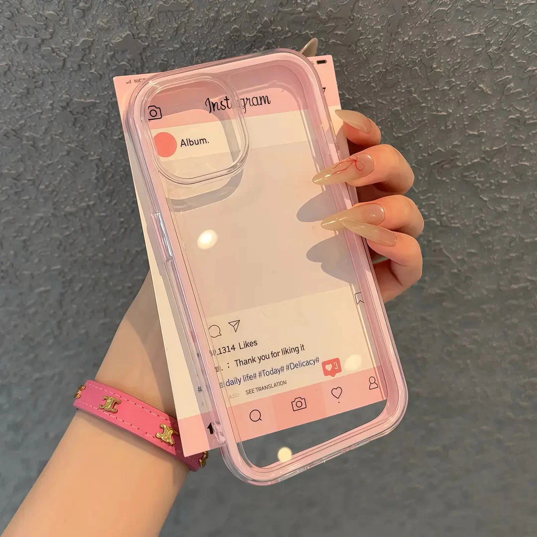 高颜值透色适用iPhone16手机壳14苹果15promax