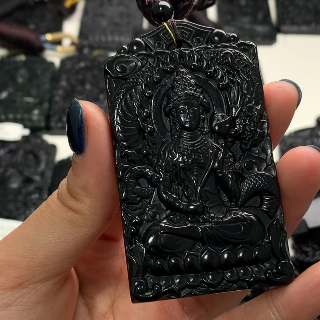 天然a货钢琴黑挂件