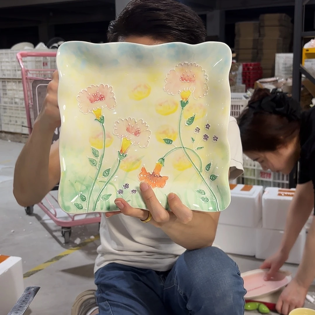 瓷微瑕陶瓷餐具釉下彩
