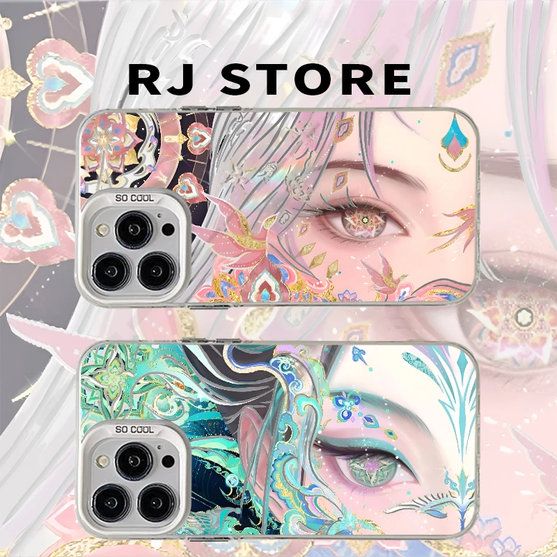 奥菲顿国风横版虞姬适用iphone16元气手机壳华为vivo小米15oppo套